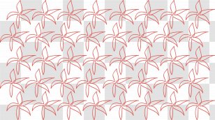 Line Point Pink M Leaf Font Transparent PNG
