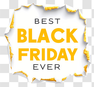 Best Black Friday Ever - Best Black Friday Ever Badge Transparent PNG