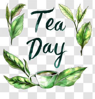 International Tea Day - Tea Day Celebration Transparent PNG