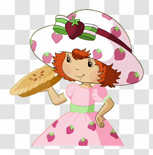 Strawberry Shortcake - Strawberry Shortcake With Pie Transparent PNG