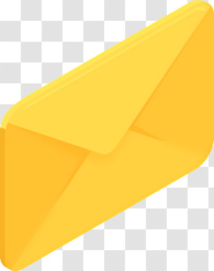 It - Yellow Envelope Transparent PNG