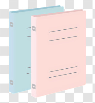 Icon - Colorful Office Binders Transparent PNG