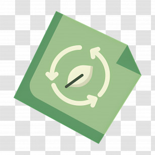 Sustainability - Recycling Paper Icon Transparent PNG