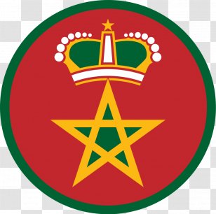 Morocco Royal Moroccan Air Force Roundel Symbol - Pentagram - Forcess Transparent PNG