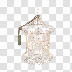 Birdcage Lovebird Shabby Chic - Fan - Bird Cage Transparent PNG