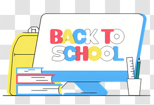 Back To School - Back To School Supplies Illustration Transparent PNG