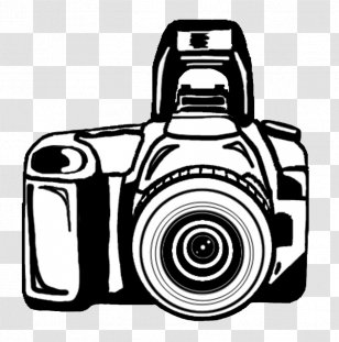 Photography Black And White Instant Camera Clip Art - Digital Cameras Transparent PNG