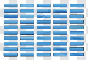 Blue Line Button Strip - Chalk - Blackboard Transparent PNG