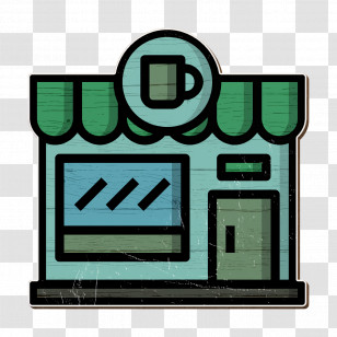 And Icon Architecture Icon Cafe Icon Transparent PNG