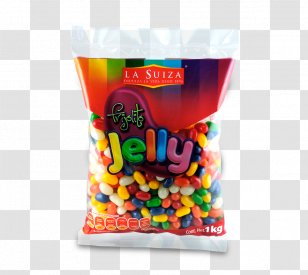 Jelly Bean Gummi Candy Vegetarian Cuisine Sweetness Food - Suiza Transparent PNG