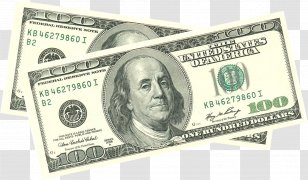 United States One Hundred-dollar Bill Banknote Dollar Money One-dollar - Fiftydollar - Rupee Transparent PNG