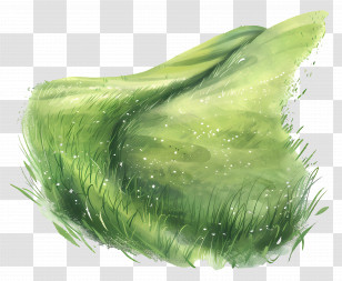 Curved Grass Field - Green Grass Illustration Transparent PNG