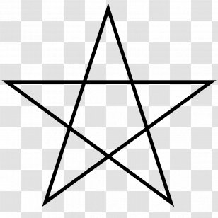 Pentagram Pentagon Star Polygon Regular - Area - 5 Transparent PNG