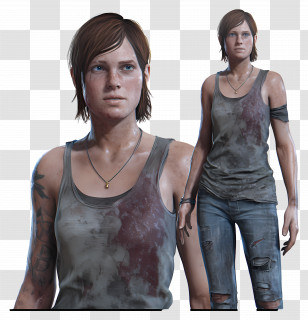 Ellie Williams - Realistic Survival Character In 3D Art Transparent PNG