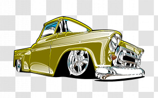 Land Vehicle Vehicle Car Pickup Truck Classic Car Transparent PNG