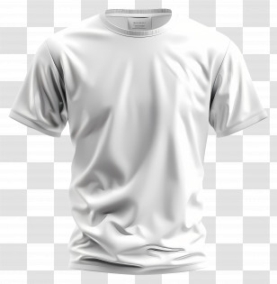 White Tshirt - Casual Yellow T-shirt Transparent PNG