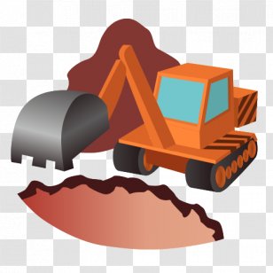 Excavator Architectural Engineering Heavy Equipment - Material Transparent PNG