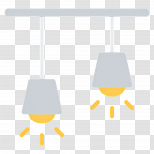 Hanging Lamp - Modern Pendant Lights Transparent PNG