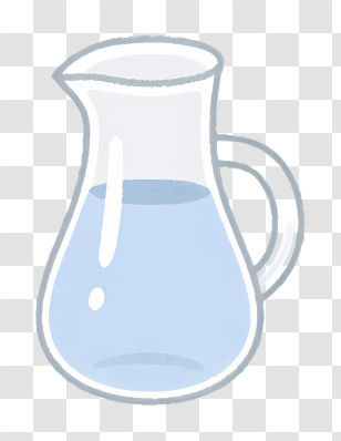 Icon - Glass Water Pitcher Transparent PNG