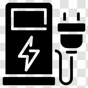 Charging Station - Electric Charging Station Icon Transparent PNG