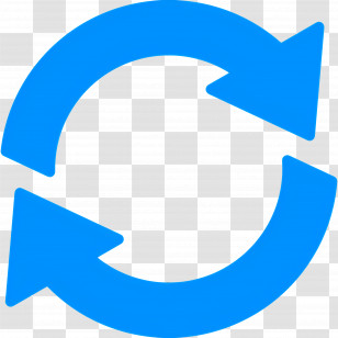 Circular Arrow - Blue Circular Arrows For Motion Icon Transparent PNG
