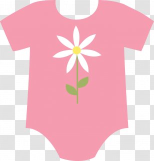 Onesie Infant Clothing Baby & Toddler One-Pieces Clip Art - Flower - Pram Transparent PNG