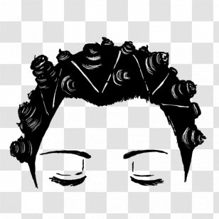 Illustration Cartoon H&M Font Animal - Fictional Character - Natural Black Hairstyles Bantu Knot Transparent PNG