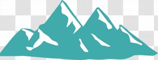 Mountain Drawing Silhouette - Triangle - Cartoon Iceberg Transparent PNG