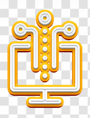 Dashed Elements Icon Tv Icon Monitor Icon Transparent PNG