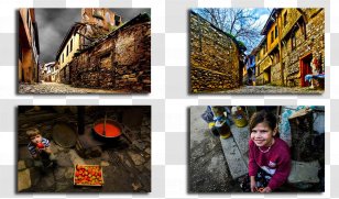 CumalÄ±kÄ±zÄ±k Collage Tree Painting Village Transparent PNG