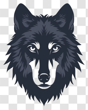 Wolf - Fierce Wolf Head Illustration Transparent PNG