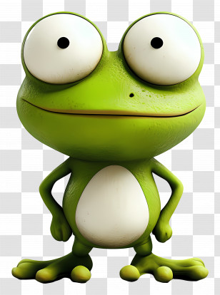 Keroppi - Green Cartoon Frog Character Transparent PNG
