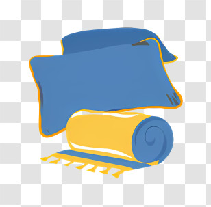 Towel Stack - Towel And Pillow Set Transparent PNG