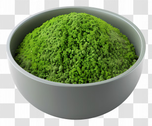 Matcha Powder - Bowl Of Green Matcha Powder Transparent PNG