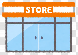 Store - Storefront Illustration In Cartoon Style Transparent PNG
