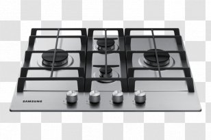 Samsung Hobs NA64H PÅ‚yta Gazowa NA64H3010BS SAMSUNG NA64H3010AS Ð’Ð°Ñ€Ð¾Ñ‡Ð½Ð°Ñ Ð¿Ð°Ð½ÐµÐ»ÑŒ NA64H3040BS/WT - Gas Stove - Omb Valves Stainless Steel Transparent PNG