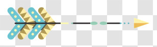 Arrow - Horizontal Decorative Arrow Transparent PNG