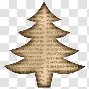 Paper Newsprint Christmas Tree Wood /m/083vt - Elements Transparent PNG