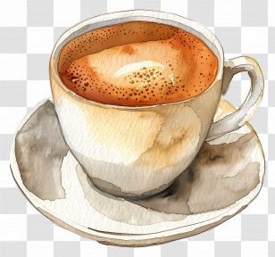 Coffee - Watercolor Coffee Cup Illustration Transparent PNG