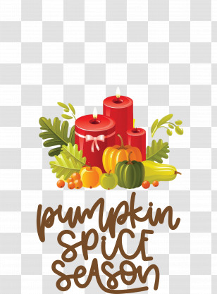 Autumn Pumpkin Spice Season Pumpkin Transparent PNG