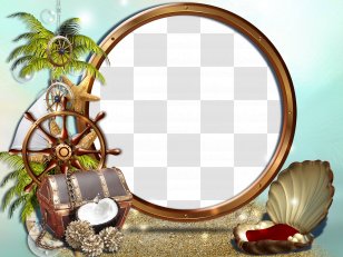 Picture Frames Sea Mirror Computer Software - Conch Transparent PNG
