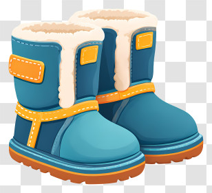 Baby Ugg Boots - Winter Boots Illustration Transparent PNG