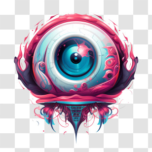 Halloween Eyeball - Abstract Eyeball Art Illustration Transparent PNG