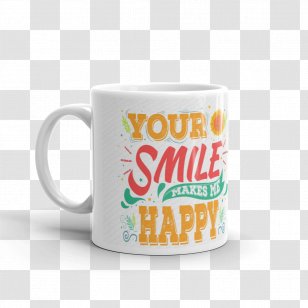 Coffee Cup Mug Ceramic Tea - Drink - Smiling Transparent PNG