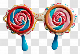 Sunglass Design - Fun Candy Glasses Transparent PNG