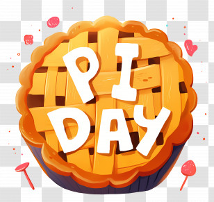 Happy Pi Day - Pi Day Celebration Pie Transparent PNG