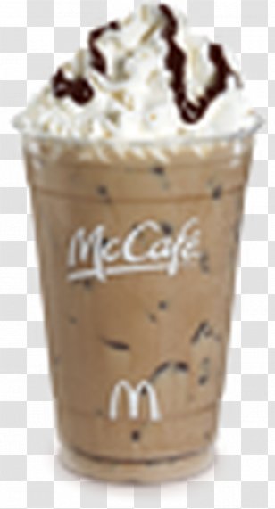 Iced Coffee FrappÃ© CaffÃ¨ Mocha Milkshake - Frozen Dessert Transparent PNG