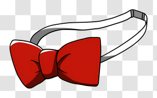 Red Bow Tie - Red Bow Tie Transparent PNG