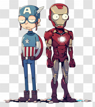 Rick And Morty - Cartoon Superhero Characters Drawing Transparent PNG