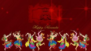 Vadodara Navaratri Garba Dandiya Raas Festival - Flower - Durga Maa Transparent PNG